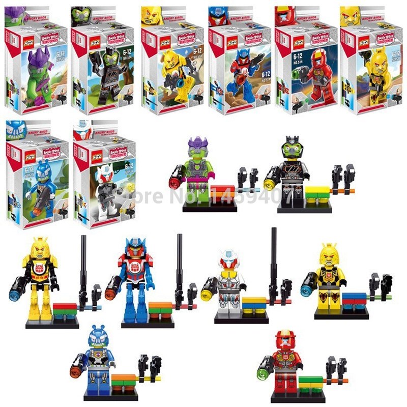 Lego angry on sale birds transformers